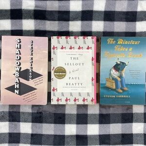 Literary Fiction Paperback Bundle Paul Beatty, Steve Erickson, Steven Sherrill
